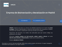 Tablet Screenshot of controlplagasurbanasmadrid.com